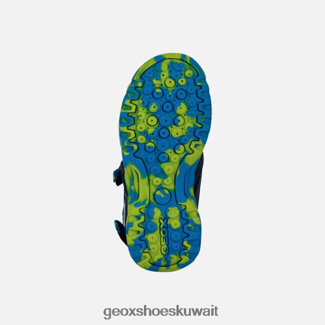 Geox BLL84T1973 Borealis Boy Navy/Lime
