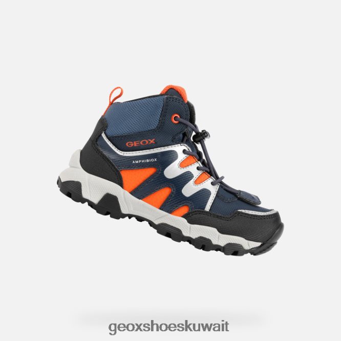 Geox BLL84T1032 Magnetar Abx Junior Navy/Orange