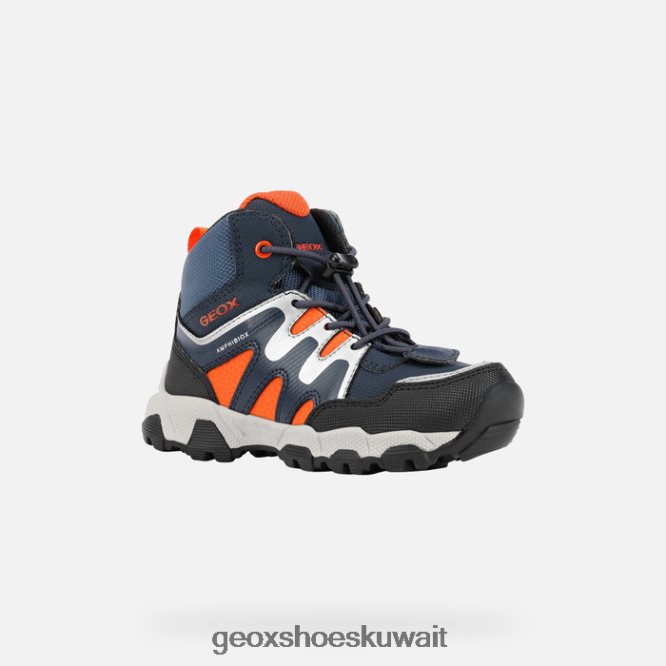 Geox BLL84T1032 Magnetar Abx Junior Navy/Orange