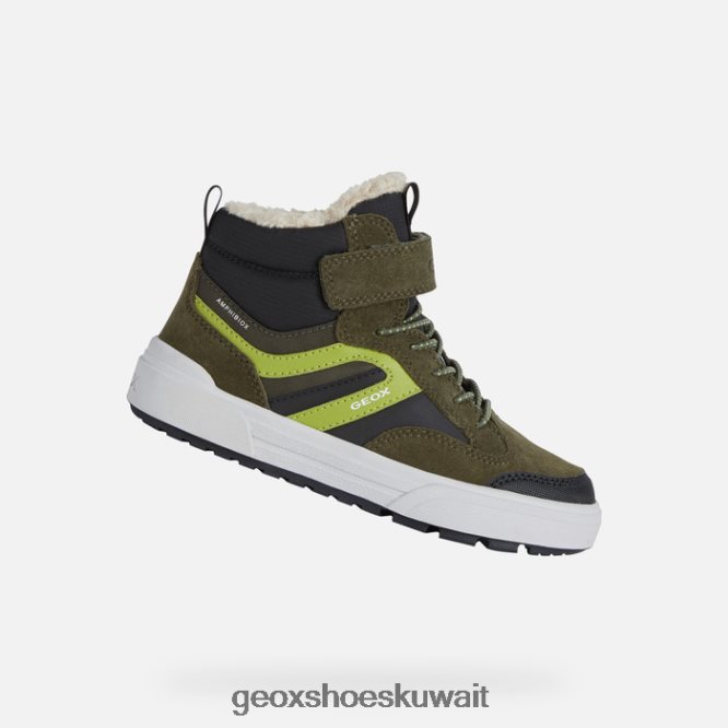 Geox BLL84T1077 Weemble Abx Junior Dark Green/Lime Green