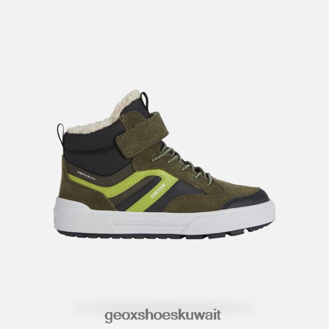 Geox BLL84T1077 Weemble Abx Junior Dark Green/Lime Green