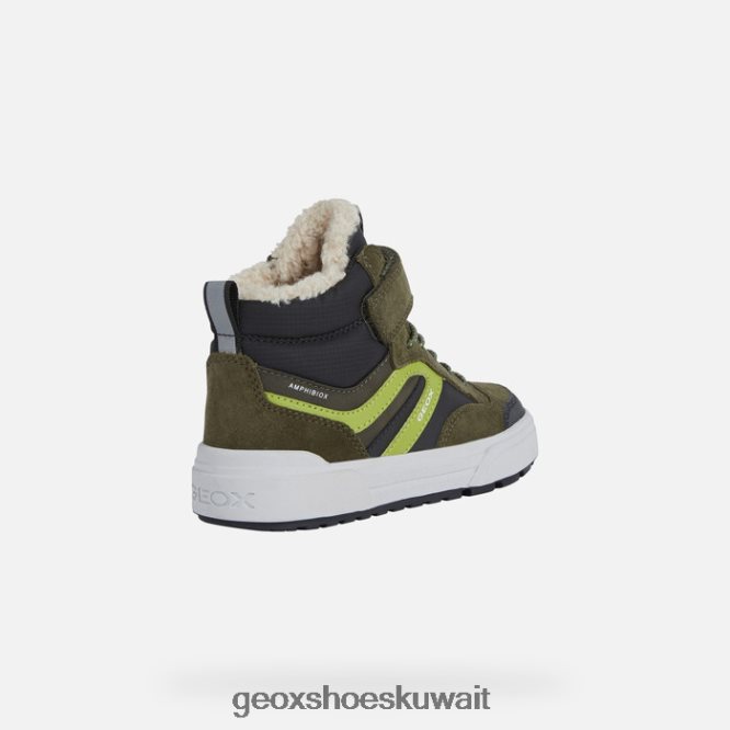 Geox BLL84T1077 Weemble Abx Junior Dark Green/Lime Green