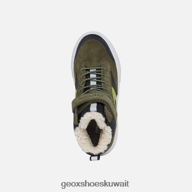 Geox BLL84T1077 Weemble Abx Junior Dark Green/Lime Green