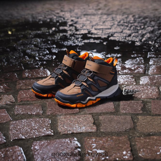 Geox BLL84T1273 Montrack Abx Boy Lt Brown/Black