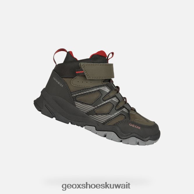 Geox BLL84T1274 Montrack Abx Boy Military/Black