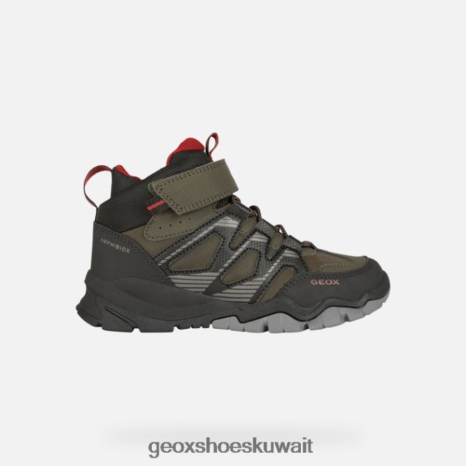 Geox BLL84T1274 Montrack Abx Boy Military/Black