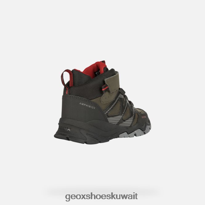 Geox BLL84T1274 Montrack Abx Boy Military/Black
