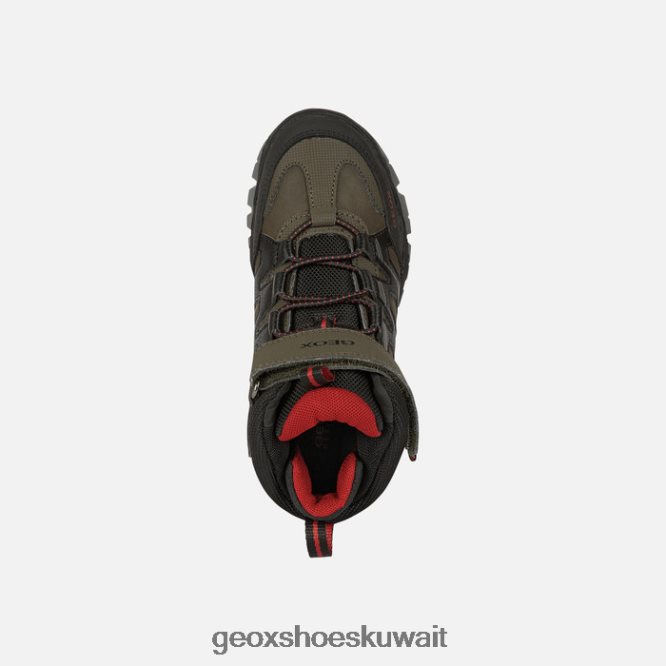 Geox BLL84T1274 Montrack Abx Boy Military/Black