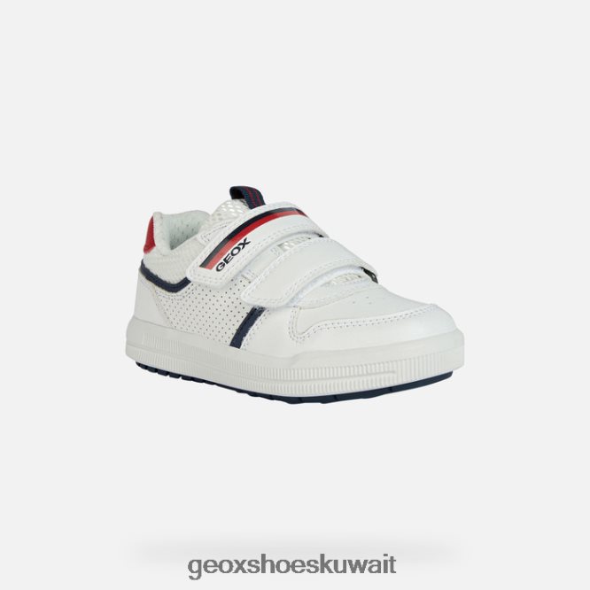 Geox BLL84T1276 Arzach Boy White/Navy