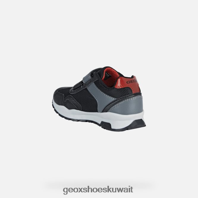Geox BLL84T1285 Pavel Boy Black/Red