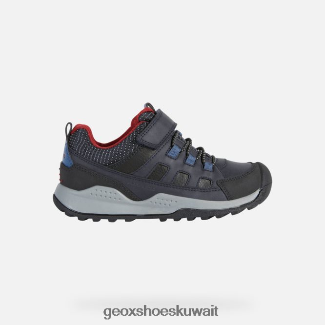 Geox BLL84T1294 Teram Abx Boy Navy/Dark Red
