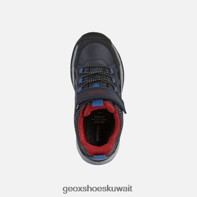 Geox BLL84T1294 Teram Abx Boy Navy/Dark Red