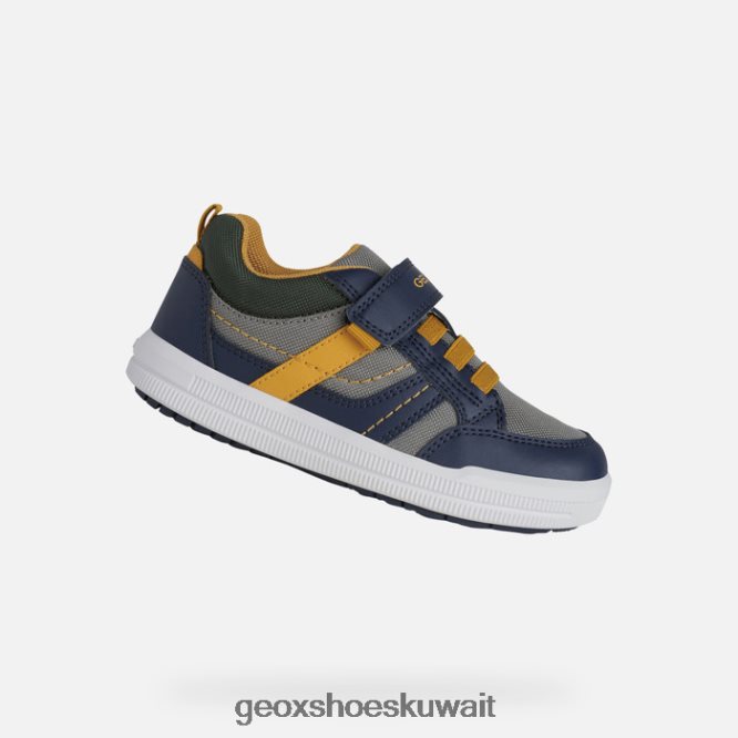 Geox BLL84T1302 Arzach Boy Navy/Dark Yellow