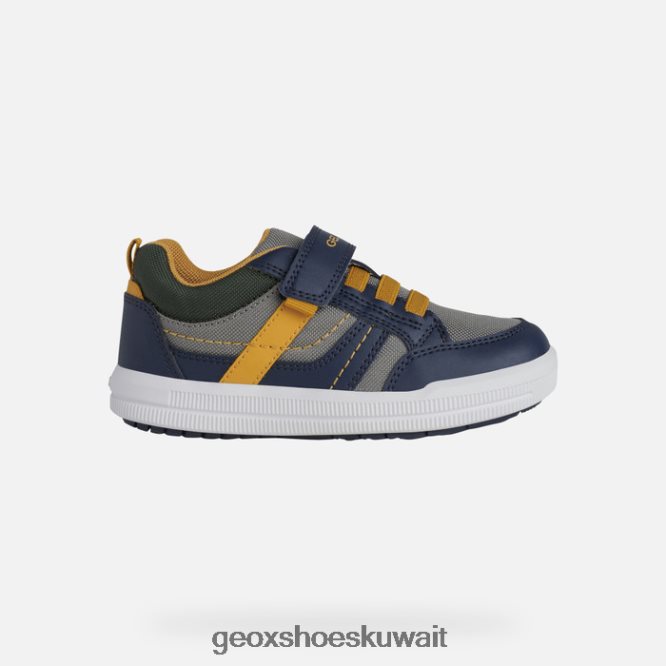 Geox BLL84T1302 Arzach Boy Navy/Dark Yellow