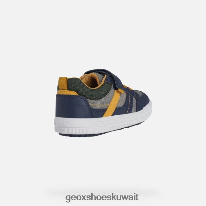 Geox BLL84T1302 Arzach Boy Navy/Dark Yellow