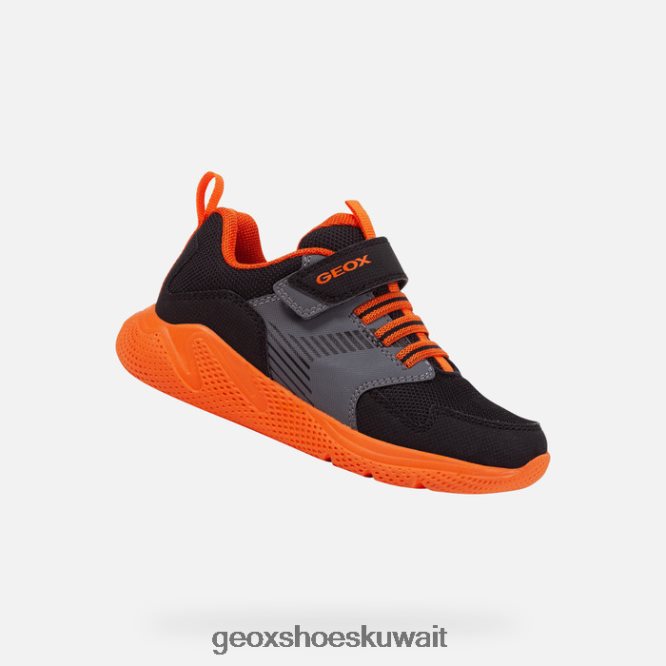 Geox BLL84T1310 Sprintye Boy Black/Orange