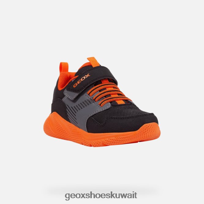 Geox BLL84T1310 Sprintye Boy Black/Orange