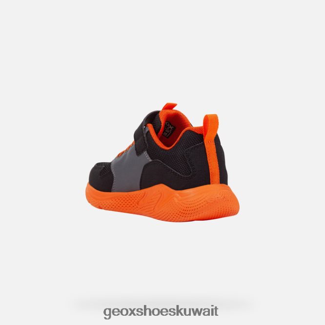 Geox BLL84T1310 Sprintye Boy Black/Orange