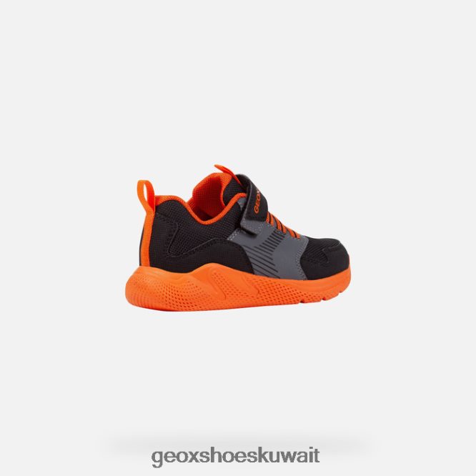 Geox BLL84T1310 Sprintye Boy Black/Orange