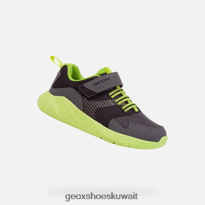 Geox BLL84T1311 Sprintye Boy Dark Grey/Lime