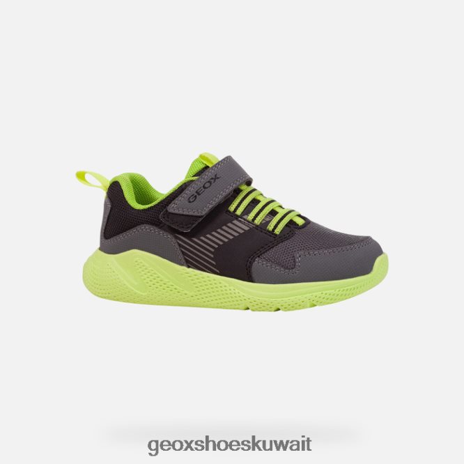 Geox BLL84T1311 Sprintye Boy Dark Grey/Lime