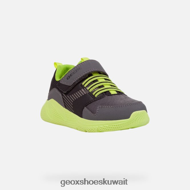 Geox BLL84T1311 Sprintye Boy Dark Grey/Lime