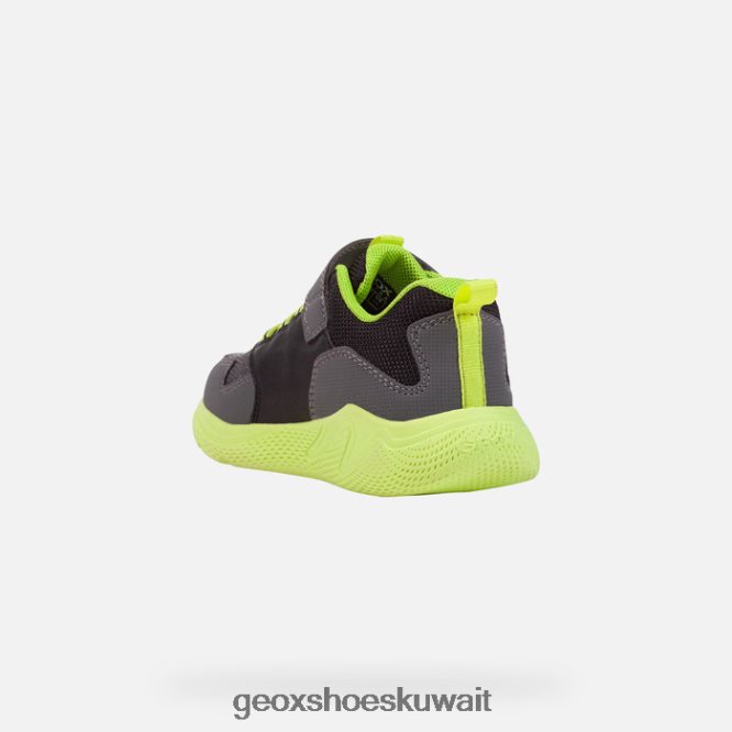 Geox BLL84T1311 Sprintye Boy Dark Grey/Lime