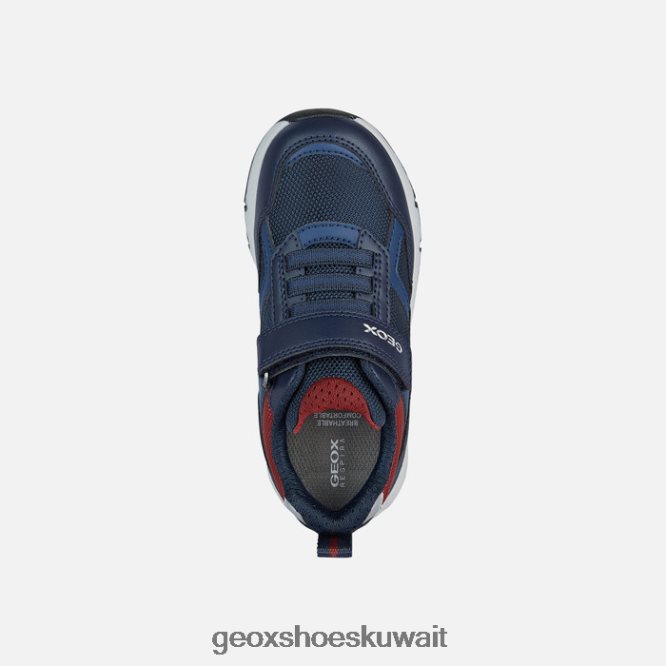 Geox BLL84T1323 Rooner Boy Navy/Dark Red