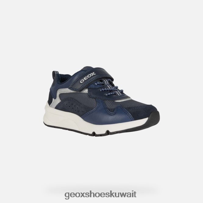 Geox BLL84T1327 Rooner Boy Navy/Silver
