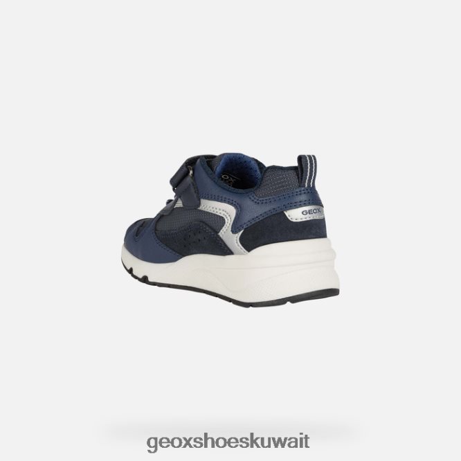 Geox BLL84T1327 Rooner Boy Navy/Silver