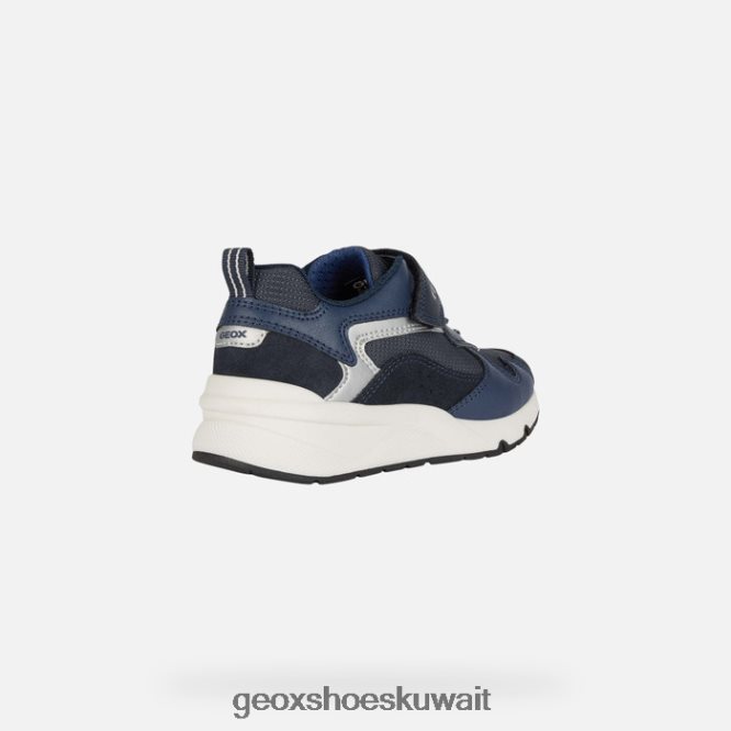 Geox BLL84T1327 Rooner Boy Navy/Silver