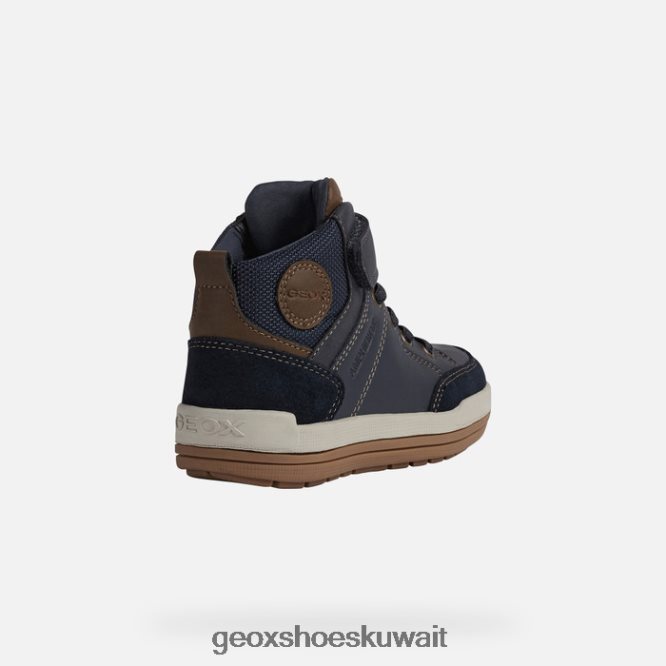 Geox BLL84T1328 Charz Abx Boy Navy/Lt Brown