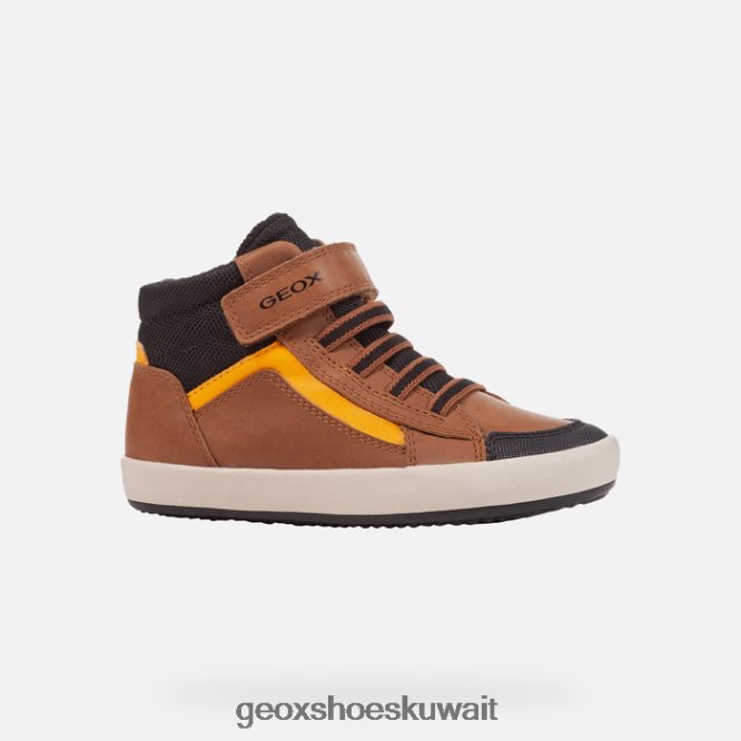 Geox BLL84T1343 Gisli Boy Lt Brown/Black