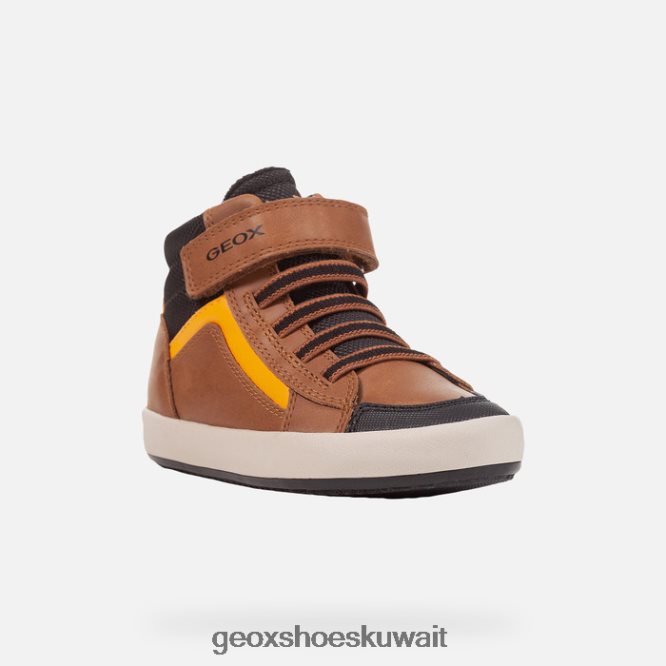 Geox BLL84T1343 Gisli Boy Lt Brown/Black