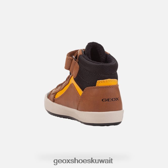 Geox BLL84T1343 Gisli Boy Lt Brown/Black