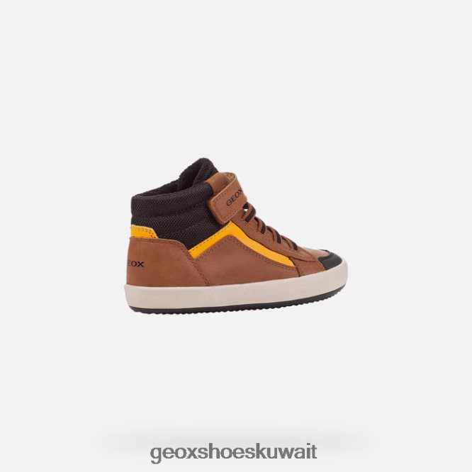 Geox BLL84T1343 Gisli Boy Lt Brown/Black
