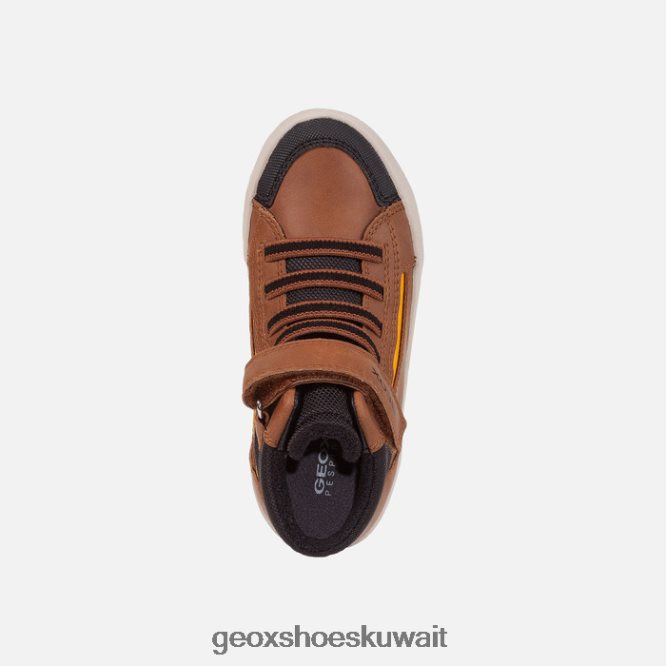 Geox BLL84T1343 Gisli Boy Lt Brown/Black