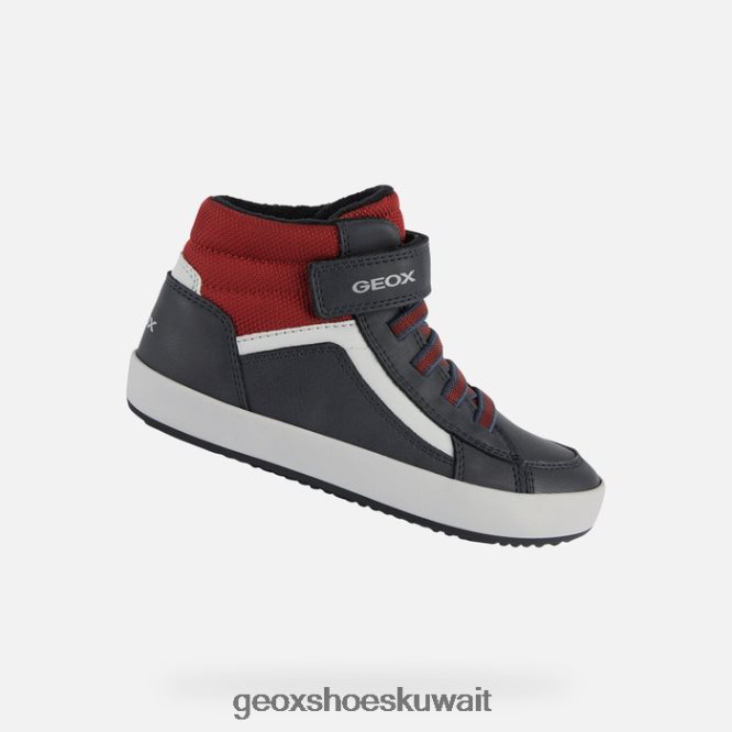 Geox BLL84T1344 Gisli Boy Navy/Dark Red