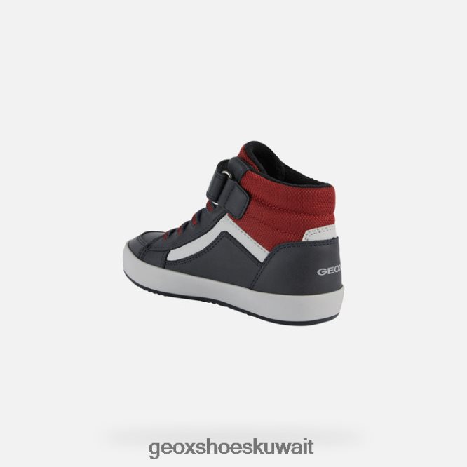 Geox BLL84T1344 Gisli Boy Navy/Dark Red