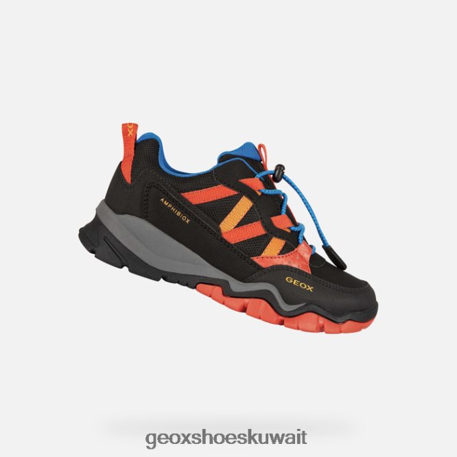 Geox BLL84T1354 Montrack Abx Boy Black/Orange