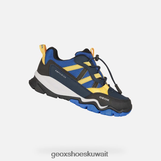 Geox BLL84T1355 Montrack Abx Boy Royal/Yellow
