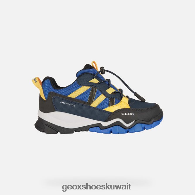 Geox BLL84T1355 Montrack Abx Boy Royal/Yellow