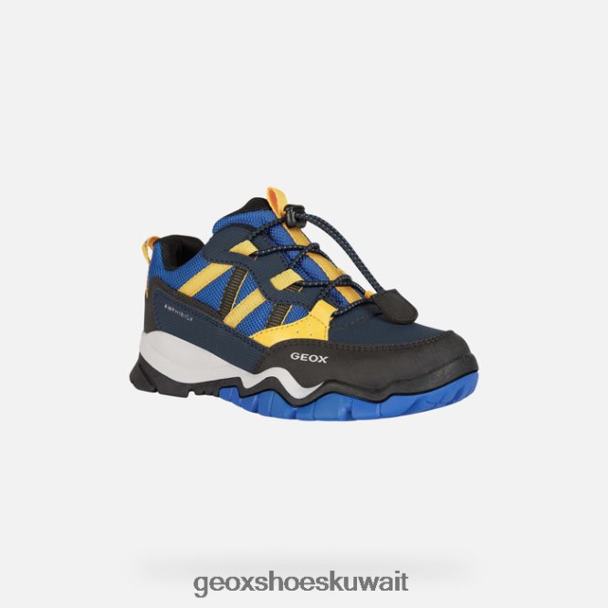 Geox BLL84T1355 Montrack Abx Boy Royal/Yellow