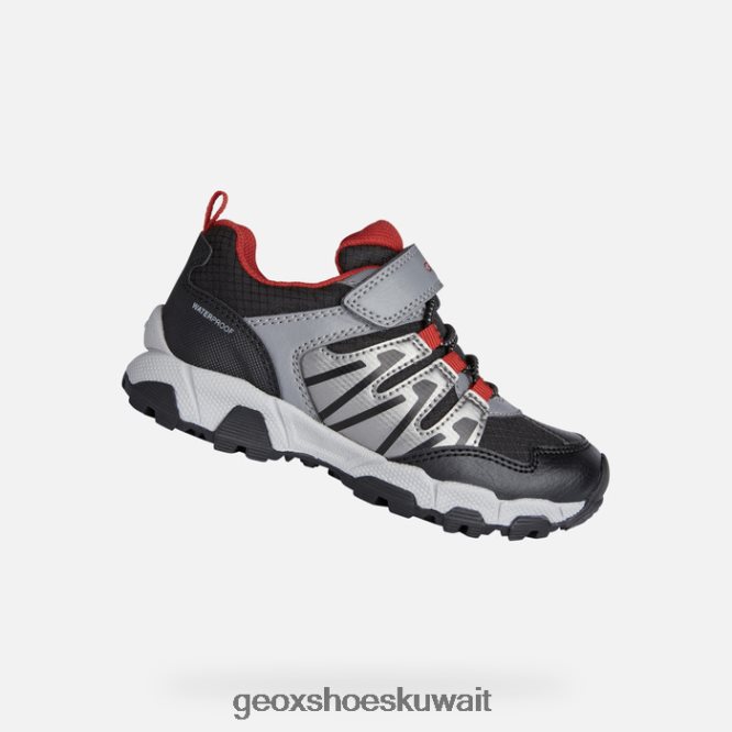 Geox BLL84T1364 Magnetar Boy Black/Red