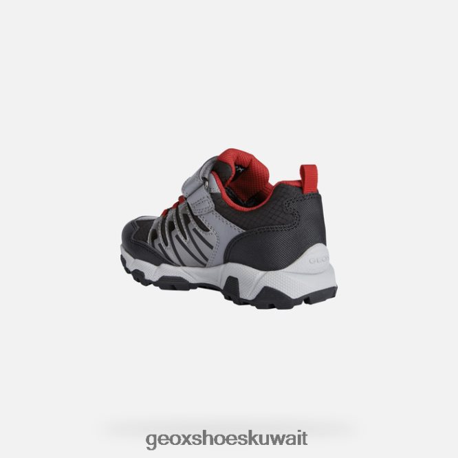Geox BLL84T1364 Magnetar Boy Black/Red