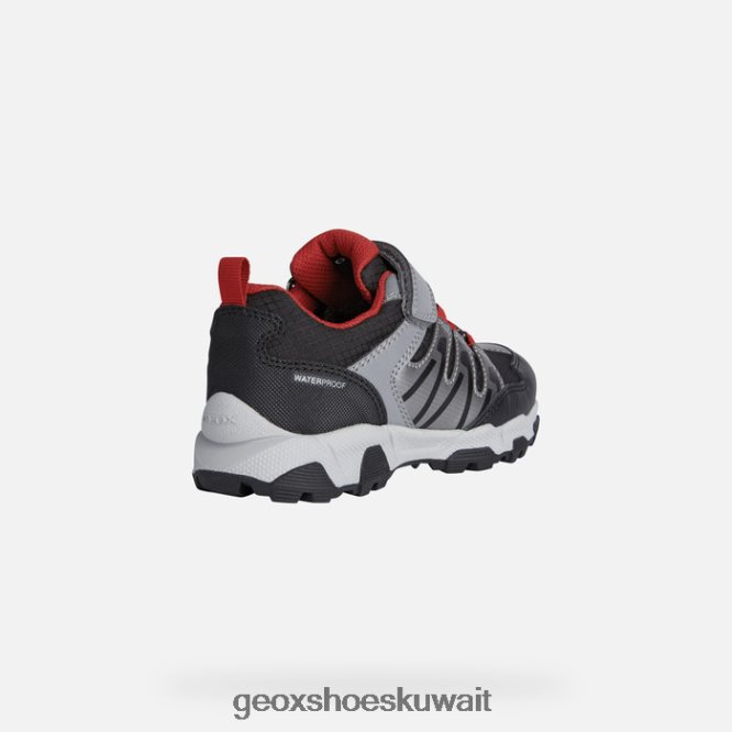 Geox BLL84T1364 Magnetar Boy Black/Red
