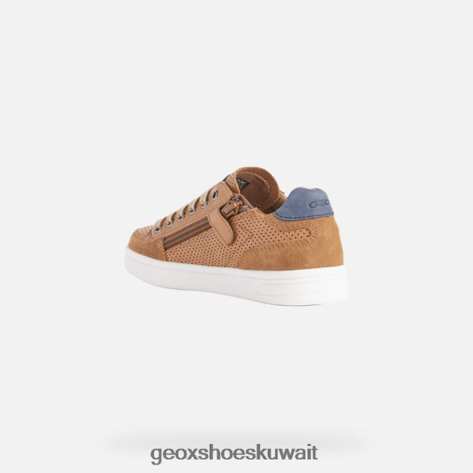 Geox BLL84T1383 Djrock Boy Cognac/Navy