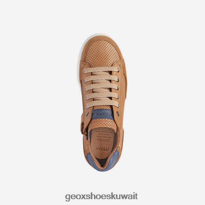 Geox BLL84T1383 Djrock Boy Cognac/Navy