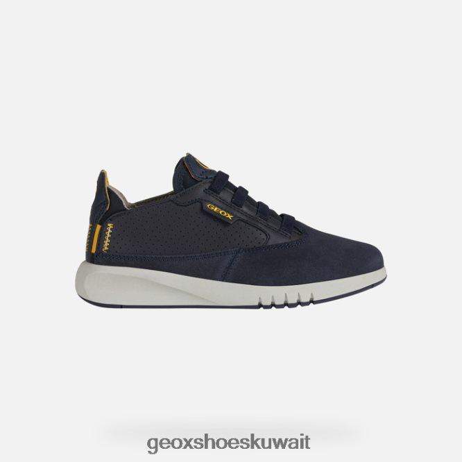 Geox BLL84T1385 Aeranter Boy Navy/Ocher Yellow