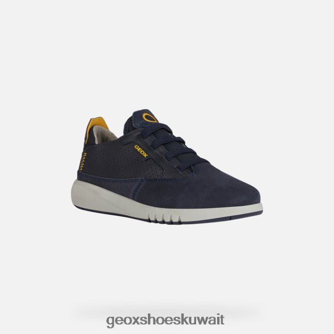 Geox BLL84T1385 Aeranter Boy Navy/Ocher Yellow